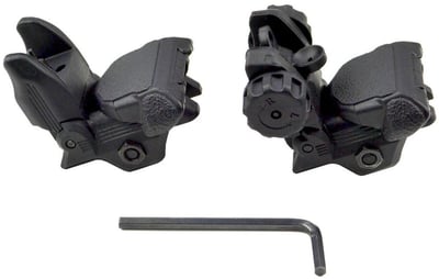 Presma AR-15 Flip-Up Sight Set BLACK - $14.95