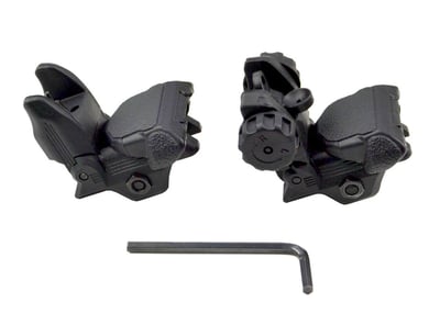 Presma AR-15 Flip-Up Sight Set - Black - $14.95