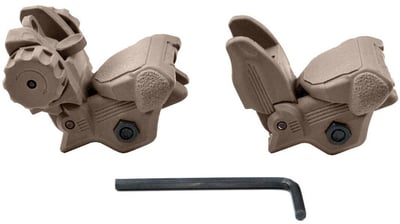 Presma AR-15 Flip-Up Sight Set TAN - $19.95