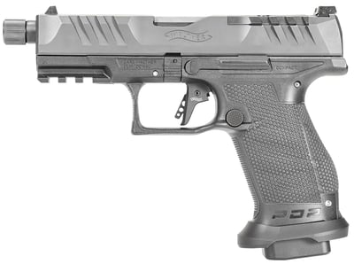 WALTHER ARMS PDP Compact 9mm 4.6in Black 15rd - $717.55 (Free S/H on Firearms)