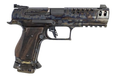 WALTHER ARMS Q5 Match Walther Meister Vintage Series Steel Frame 9mm 5" 15rd Pistol - Case Hardened - $3399.98 