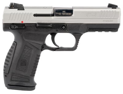 Sar USA ST45STS ST45 45 ACP 4.50" 12+1 TB Black Stainless Steel Black Interchangeable Backstrap Grip - $499.99