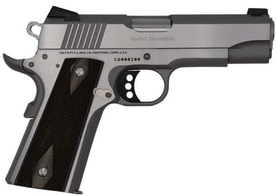 Colt Combat Commander, 45 ACP, 4.25" Barrel, 8 Rds, Stainless - $899.99