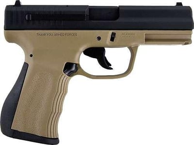 FMK 9mm 4" 14rd Dark Earth Grip Tan Finish - $221 (Add To Cart for Best Price) 