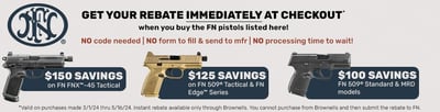 FN Spring Into Savings Instant Rebate - Ends May 16th