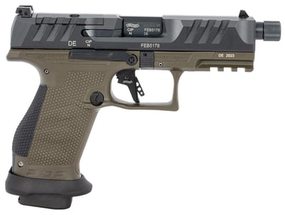 WALTHER ARMS PDP PRO SD Compact 9mm 4.6" 15rd Optic Ready Pistol w/ Threaded Barrel OD Green - $699.99 (Email Price) 