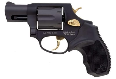 Taurus 856 Ultra-Lite 38 Special 6 Round 2" Black Aluminum Gold - $324.99 