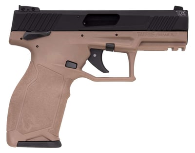 Taurus 1TX22141F TX22 22 LR 4.10" 16+1 MS Black Anodized Aluminum Flat Dark Earth Polymer Grip - $261.99 