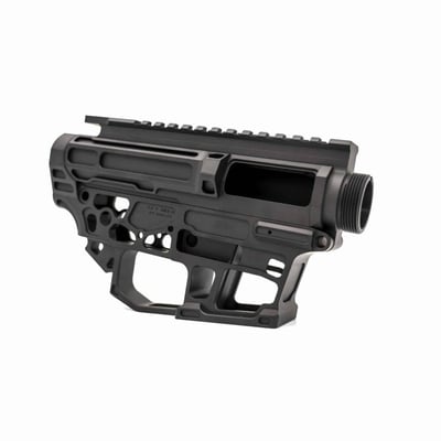 Andro Corp AA-9 BILLET SKELETONIZED RECEIVER SET - ARMOR BLACK - $369.90 after code: BOOM23