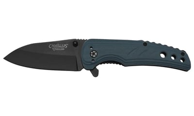 Camillus Impluse II Folding Drop Point Knife, Blue - $14.99