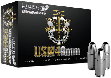 Liberty LA-CD-09-014 Civil Defense 9mm +P 50GR LF Fragmenting HP 20Bx-flat rate s&h 14.95- - $23