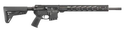 Ruger 8535 AR-556 MPR 5.56x45mm NATO 18" 10+1 Black Hard Coat Anodized Adj Magpul MOE SL Stock Black Polymer Grip - $766.14 