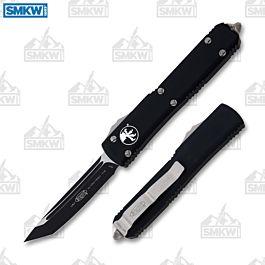 Microtech Ultratech Black 204P Stainless Steel Tanto Blade Black Aluminum Handle - $220 shipped after code "JAMESON2"