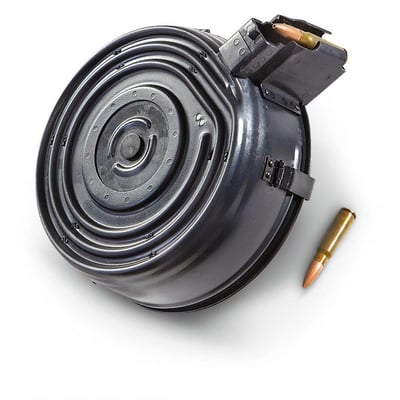 AK-47 Drum Magazine, 75 Rounds - $89.99 (Buyer’s Club price shown - all club orders over $49 ship FREE)