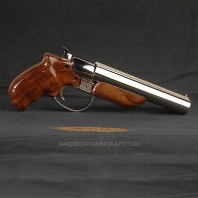 American Gun Craft Diablo 12 Gauge Pistol Nickel, 6 inch barrel with Rosewood Finish Grips - No FFL Required - Ships to your home! - $604 after coupon "gundeals25"