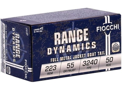 Fiocchi Shooting Dynamics 223 Remington 55 Grain Full Metal Jacket Boat Tail Ammunition - $419 (Free S/H)