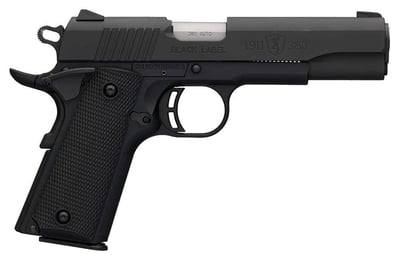 Browning 051904492 1911-380 Black Label 380 ACP 4.25" 8+1 Black Polymer - $599.27 (add to cart to get this price) 