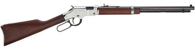 Henry Silver Eagle 22 Mag 12+1 20.50" Nickel Plated American Walnut Right Hand - $779.96 