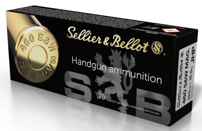 Sellier & Bellot 460 S&W JHP 255 Gr 20 Rnd - $19.99  ($7.99 Shipping On Firearms)