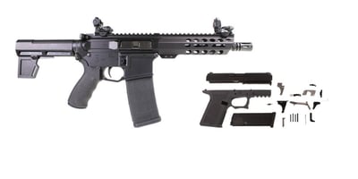 Davidson Defense Mfg. 'Journeyman' 7.5" AR-15 5.56 NATO Complete Pistol + Polymer80 PFC9 Grey Compact 'AFT' Complete Handgun Kit - $899.99 (FREE S/H over $120)