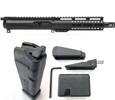 TorkMag Complete AR Upper Magdapt 17 Bundle - Black 9mm 8" Barrel 7" M-LOK Rail Includes 2 G17 20rd Mags & 1 AR-to-Glock compatible Magwell Adapter - $499.95 