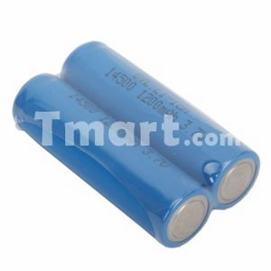 Pcs GTL 14500 3.7V 1200mAh Lithium Batteries Blue - $3.28 shipped