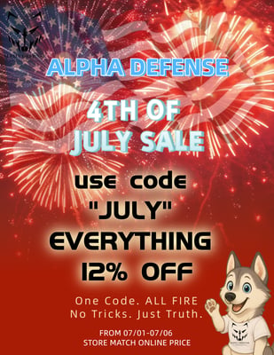 12% OFF sitewide - Alpha Defense - Use Coupon: July 
