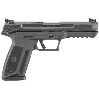 Ruger 57, 5.7X28MM, 4.94" Barrel, Fiber Optic Front & Adjustable Rear Sights, 20Rd - $399.99