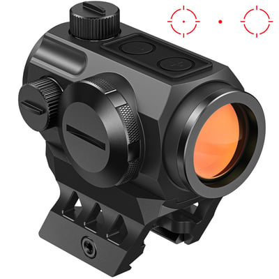 45% off CVLIFE Multi-Reticle 2 MOA Dot & 65 MOA Circle Red Dot, Motion Awake Red Dot Scope, 50K Hours Battery Life IPX7 Waterproof, Red Dot Optics with Absolute Co-Witness Riser & Low Mount for 21mm Picatinny w/code F3CNZU8W - $49.49 + FREE Shipping