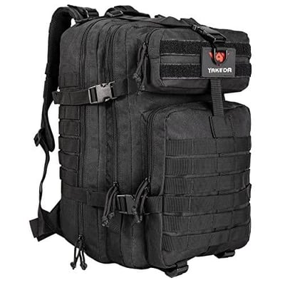 vAv YAKEDA 45L Military Tactical Backpack for Men Army Survival Backpacks Large 3 Day Assault Pack Bug out Bag - $25.49 (Free S/H over $25)