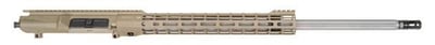 Aero Precision M5 Complete Upper, 24" 6.5 CM SS Fluted BRL ATLAS S-ONE 15" M-LOK HG - FDE Cerakote - $747.99 w/code "UPPER15" 