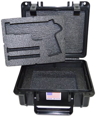 Quick Fire Cases QF300OS Pistol Case, Black, Small - $36.14 shipped (Free S/H over $25)