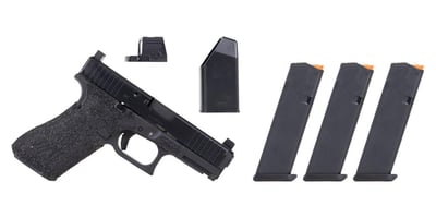 Glock LE Trade In G45 MOS Gen5 4.02" 9mm (3)17rd Pistol Black w/ Holosun EPS Green Dot - $749.99 
