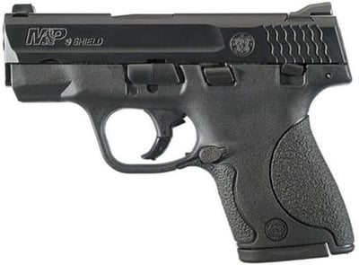 Smith & Wesson M&P Shield 9mm 3" Barrel Black Melonite Finish 7rd 8rd Mags - $356.79 