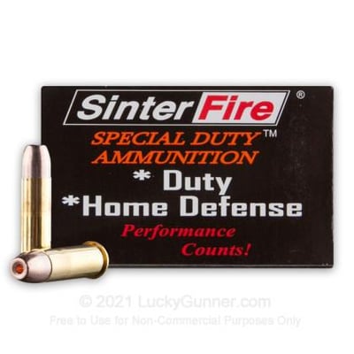 SinterFire Special Duty 38 Special 110 Grain Frangible HP 20 Rounds - $37.00