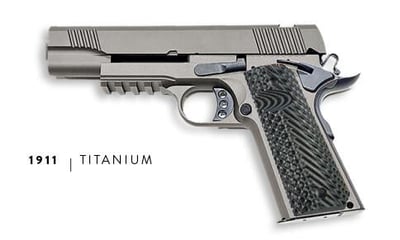U.S. Patriot 80% 1911 Government Full Size .45 ACP Pistol Kit - Titanium - Add a Stealth Arms 1911 Jig For $149 With Order.... - $889.99