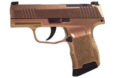 Sig Sauer P365 9mm 3.1" 10-Rd Shark Coast Customs Tactical Supersonic Pistol with Colorchanging Cerak - $549.99 + Free Shipping