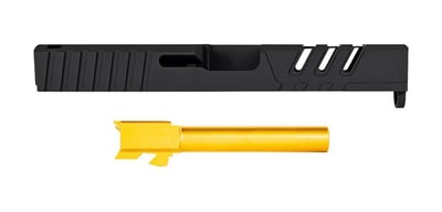 RTB G17 Gen 3 Black Nitride Slide + TiN Gold PVD Barrel Combo – 9mm - $169.95