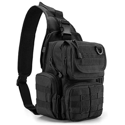 G4Free Tactical EDC Sling Bag Pack with Pistol Holster Sling for Concealed Carry (Black) - $24.99 (Free S/H over $25)