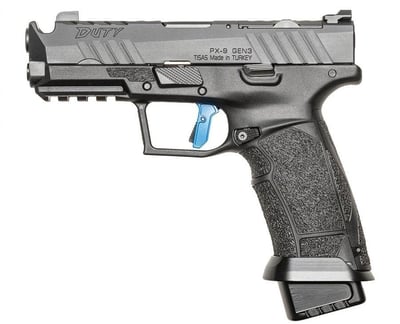 Tisas PX-9 Duty Raptor Comp 9mm Integrated 4.1" 20rd - Black w/ Blue Trigger - $404.47 (FREE Shipping on Firearms)
