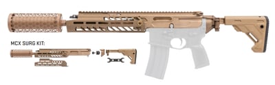 Sig MCX-SURG Suppressed Upper Receiver Group, Fits to AR-15 Lower, 11.5" Barrel, 5.56 NATO - $4099.99