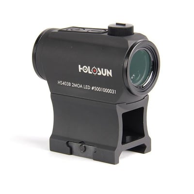 Holosun Micro 2 MOA Red Dot Sight with Shake Awake - HS403B - $119.99 + Free Shipping 
