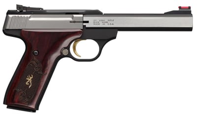 Browning Buck Mark Medallion 22LR Rimfire Pistol with Rosewood Grips - $420.30 (Free S/H on Firearms)