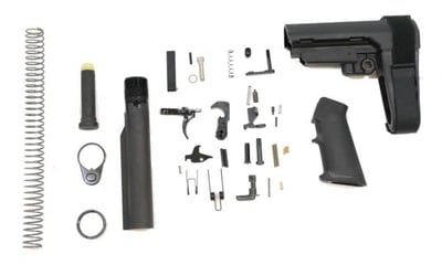 PSA Pistol Lower Build Kit with Adjustable SB TACTICAL BRACE - $129.99 + Free Shipping 