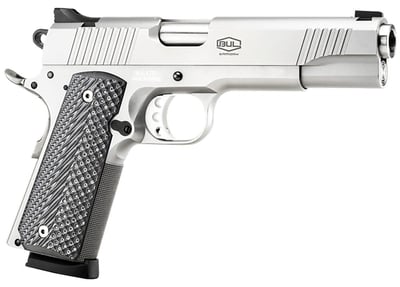 BUL Armory 1911 Government Stainless 9mm 5" Barrel 10-Rounds 3-Dot Novak Sights - $799.99 ($9.99 S/H on Firearms / $12.99 Flat Rate S/H on ammo)