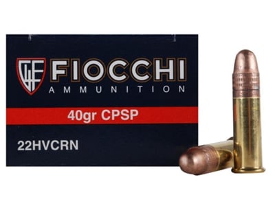 FIOCCHI AMMO 22LR 40gr SOLID 1250fps - $44.75 
