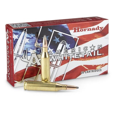 Hornady American Whitetail, .25-06 Remington, InterLock BTSP, 117 Grain, 20 Rounds - $22.22 (Buyer’s Club price shown - all club orders over $49 ship FREE)