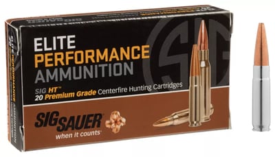 Sig Sauer Elite Performance SIG HT Centerfire Rifle Ammo - .223 Remington - 40 Grain - 20 Rd - $20.99 (Free Shipping over $50)