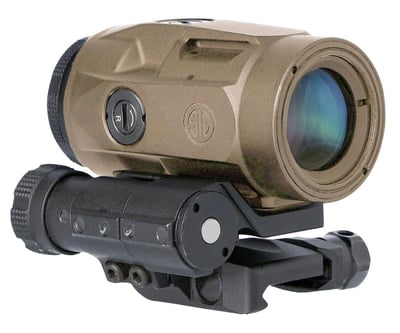 SIG Sauer Juliet 3 Micro 3x Magnifier, FDE - $129.99 