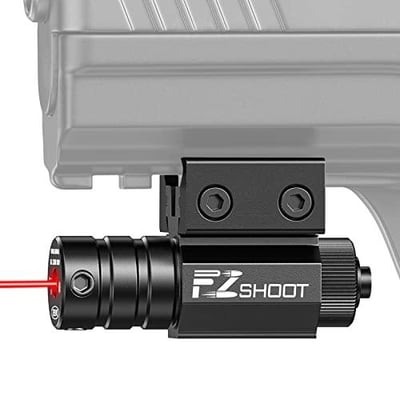 EZshoot Compact Red Laser with Picatinny Rail Mount for 11mm/21mm Rail-Easy Dual-Purpose - $8.96 w/code "WQMQOBE5" + FREE Shipping